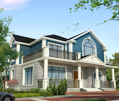 自建別墅新建庭院裝修一體化