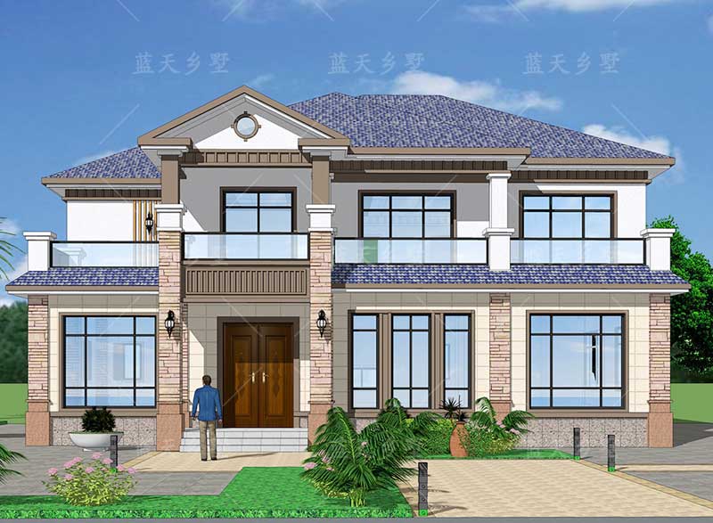 LT021綿陽二層自建房別墅設計，功能性實用性都很強